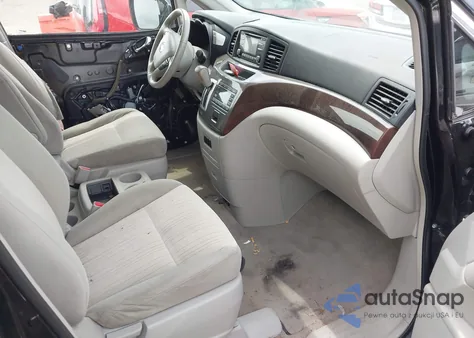 2013 Nissan Quest Sv z USA, uszkodzony, nr VIN JN8AE2KP1D9066736